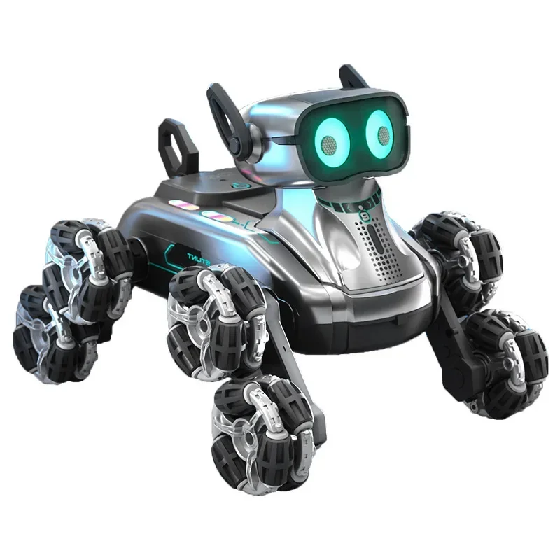 Cool spul rc auto's grappige gift-gebaar detectie rc robot hond, 8-wiel stunt rc drift auto, afstandsbediening auto speelgoed, mijn melodie kinderen speelgoed