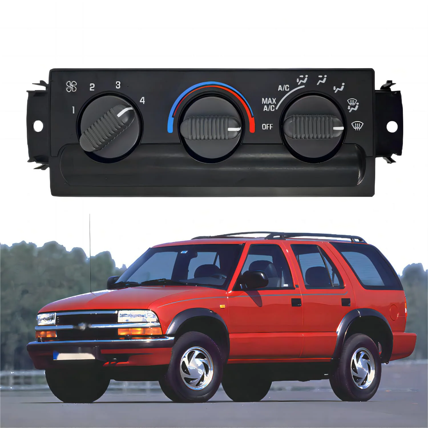 

Панель обогревателя переменного тока, переключатель климат-контроля 1623939-A 09351325 15098964 16250545