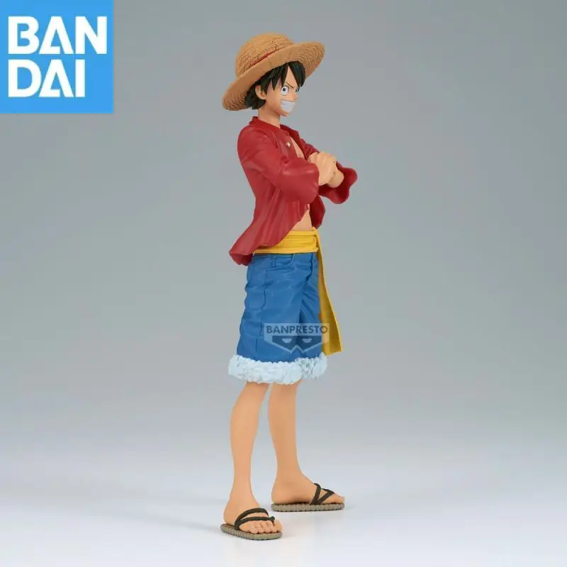 Echte BANDAI NAMCO BANPRESTO auf Lager One Piece DXF THE GRANDLINE Ruffy SPECIAL PVC 19 cm Figur Modell Sammler Figur Spielzeug