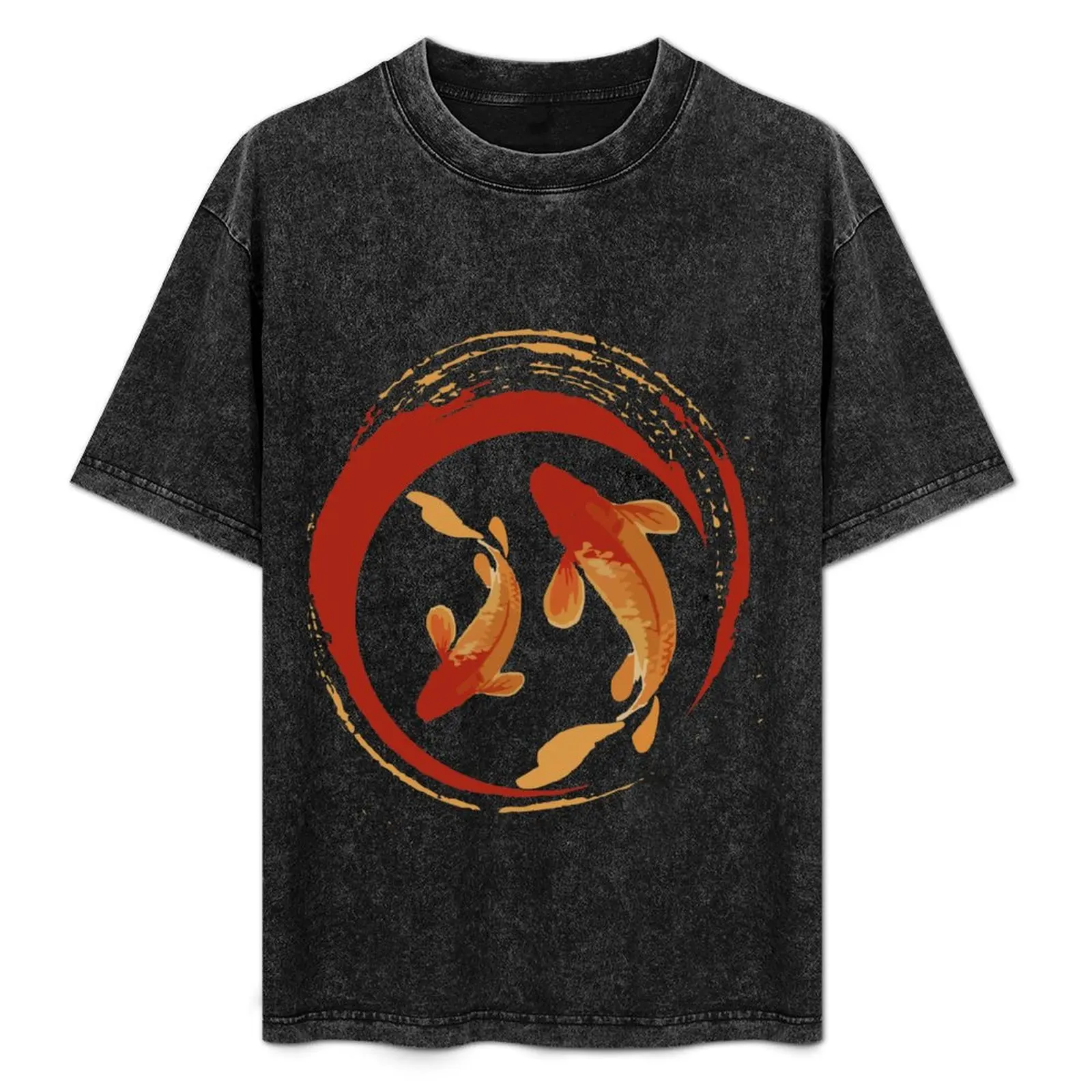 

koi fish 2 T-Shirt Simple Print Design T-Shirt