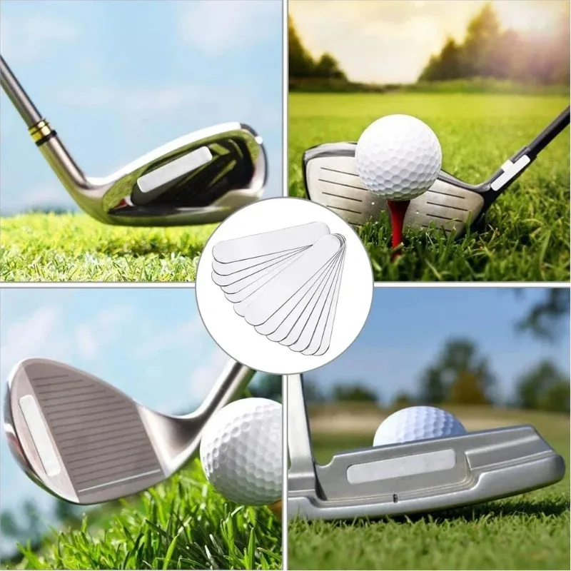 10 Pieces Golf Weighted Lead Tape Adhesive Lead Tape Strips Add Weight for Golf Club Tennis Racket Adjust Weight image 6