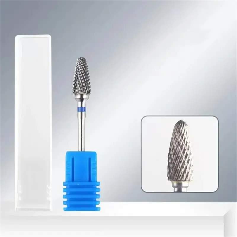 Designated Left Handed Ceramic Milling Cutters Electric Nail Drill Bit Nozzle For Remove Gel Polish Varnish