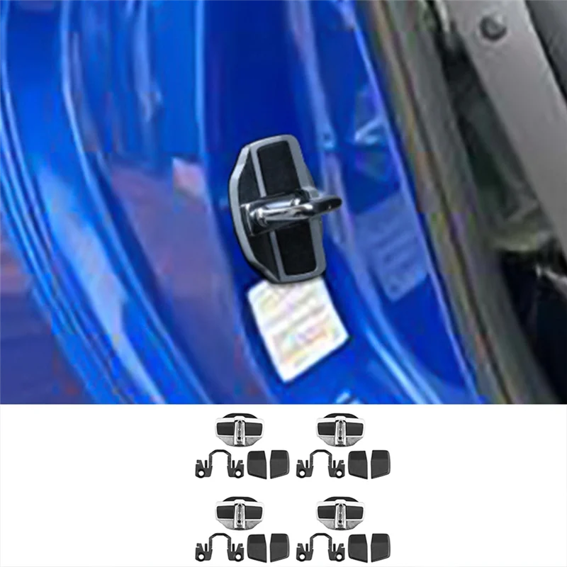 

P-Premium-4 Set TRD Door Stabilizer Latches Cover For Subaru All Series BRZ XV Forester Legacy Outback WRX