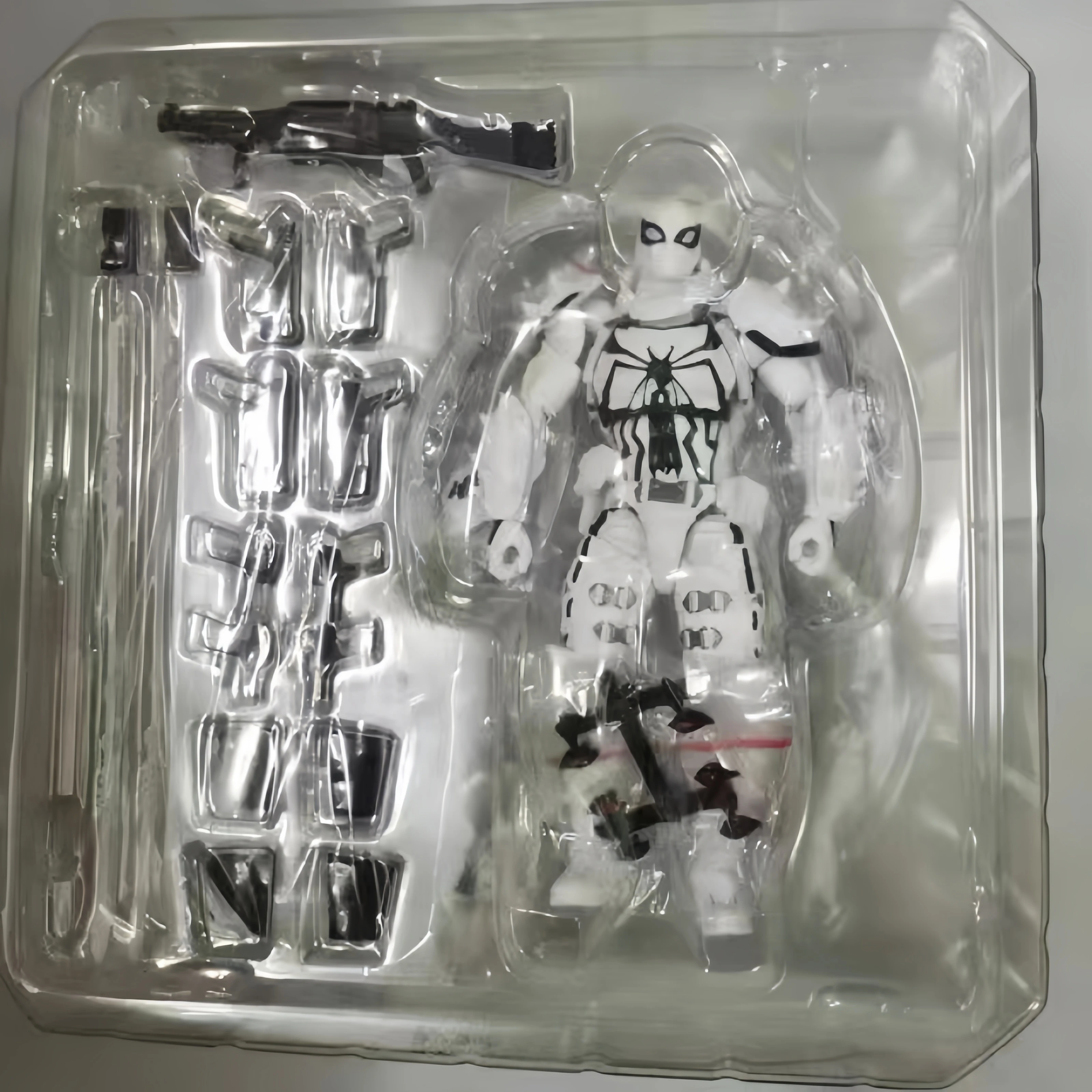 2024 ct brinquedos agente anti veneno figura de ação kaiyodo estatueta marvel pvc coleção móvel edward eddie brock ko modelo brinquedo gfit