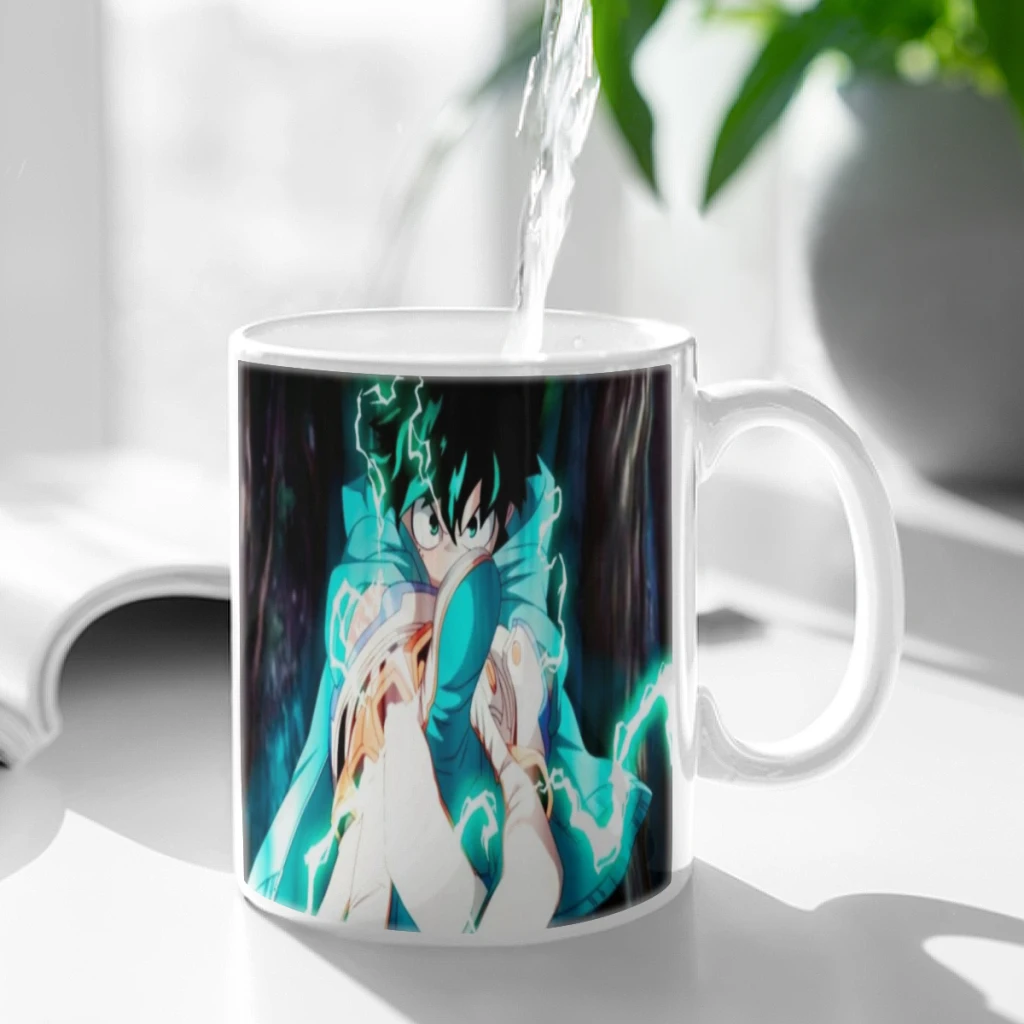 My Hero Academia Free shipping Ceramic Cup Coffee Oatmeal Breakfast Cup Creative Personality Mug