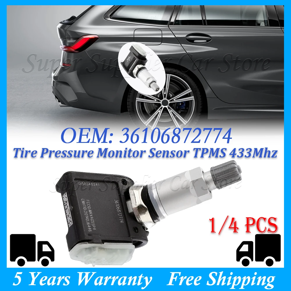 New 1/4Pcs Car Tire…