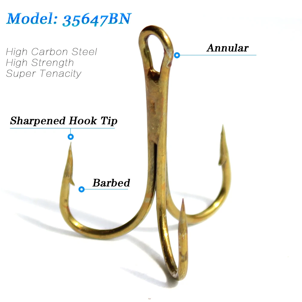 

Lot 50pcs Tackle Fishing Hooks 72A High carbon steel Brown Fishhook Barbed Annular Sharpened Tip Hook Saltwater Barbed 10#-2#