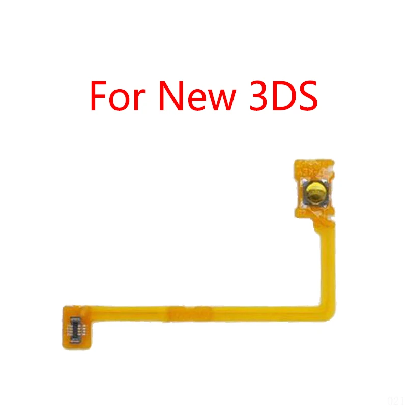 10 pz/lotto per Nintendo New 3DS Volume Button Mute Power On / Off Key Ribbon Flex Cable