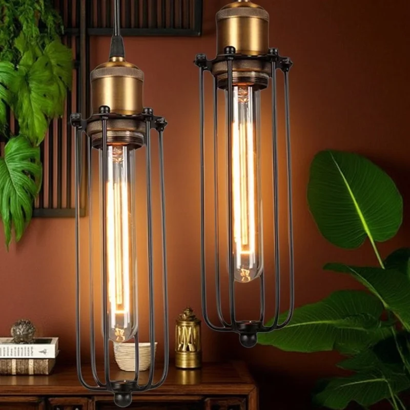 

Подвесной светильник в стиле ретро в индустриальном стиле, железная простая стильная люстра, подвесной светильник для ресторана, кофе, гостиной, домашний декор в помещении