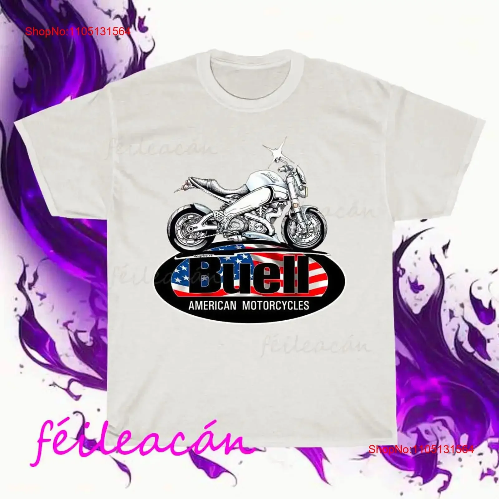 

Brand New buell american motorcycle manufacturer logo T Shirt Funny Size S to 5XL vintage Washed Stretched Unisex fashion