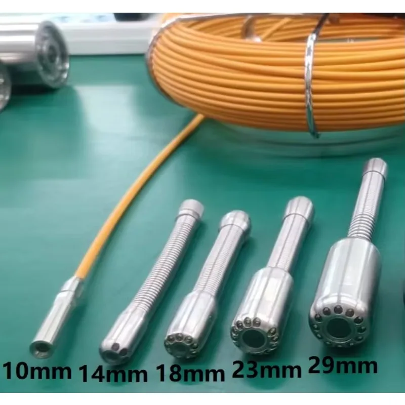 กล้องตรวจสอบท่อระบายน้ำใต้ดิน MYT 20 29 23MM พร้อมก้านดัน สายเคเบิล 30 เมตร จอ LCD 10 นิ้ว ใช้สำหรับตรวจสอบท่อใต้ดิน
