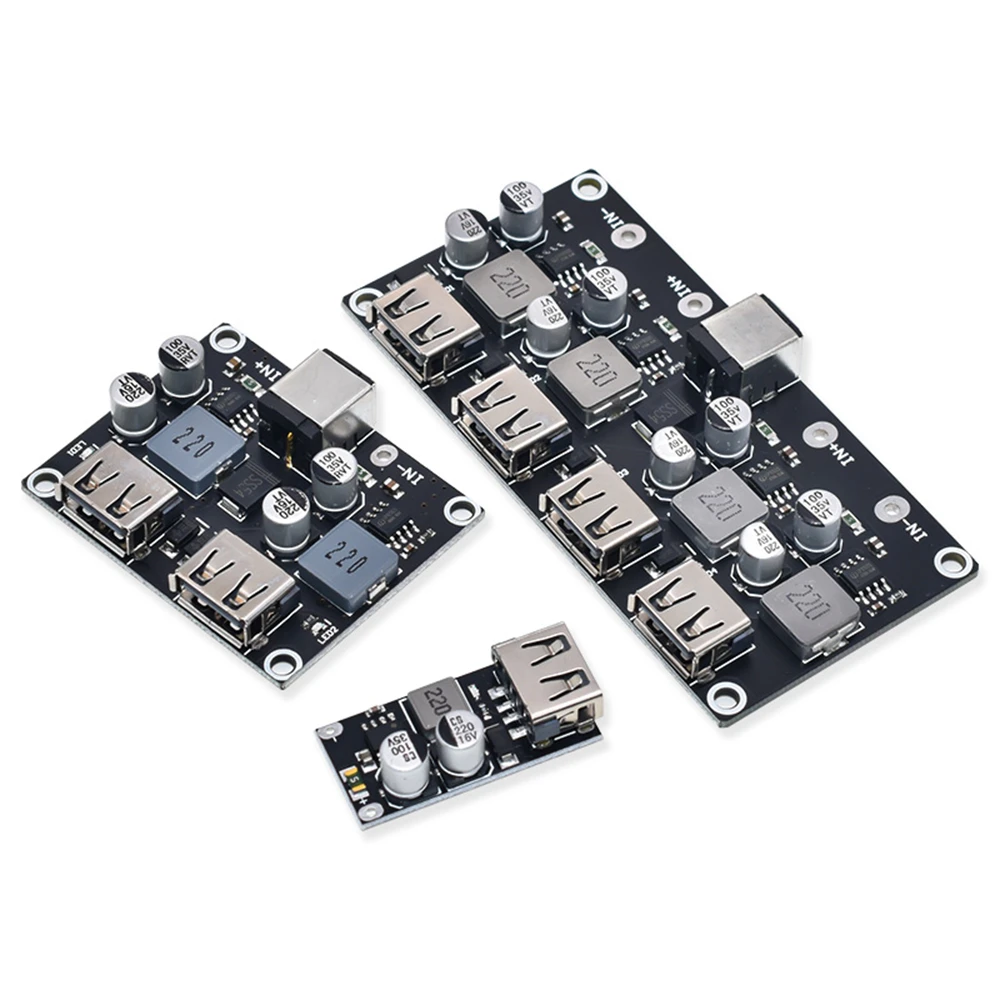 USB QC3.0 QC2.0 DC-DC Buck Converter Charging Step Down Module 6-32V 9V 12V 24V to Fast Quick Charger Circuit Board 3V 5V 12V