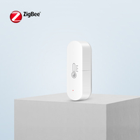 Tuya Smart WIFI Zigbee  Temperature&Humidity Alarm  Sensor For Home Security Alarm System