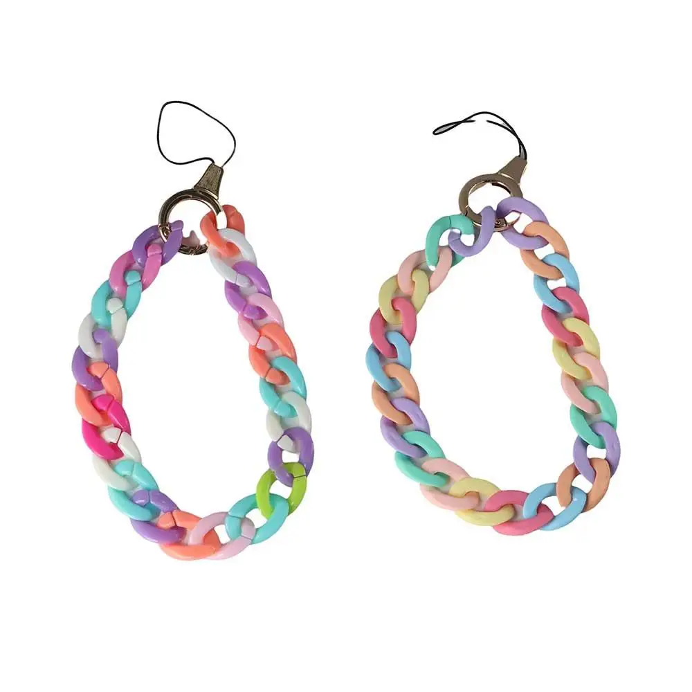 

Pendant For Mobile Phone Case Anti-fall Anti-lost Acrylic Mobile Phone Chain Phone Strap Jewelry Accessories Cell Phone Lanyard