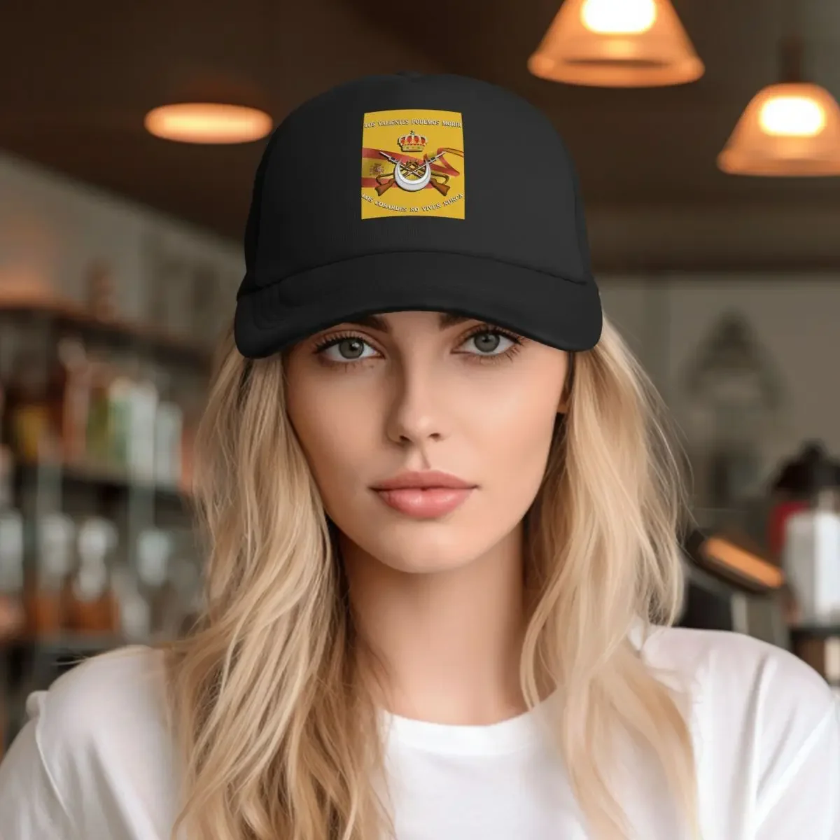 Spanish Legion Flag Spain Army Proud Mesh Baseball Caps Snapback Fashion Baseball Hats Breathable Casual Casquette Outdoor