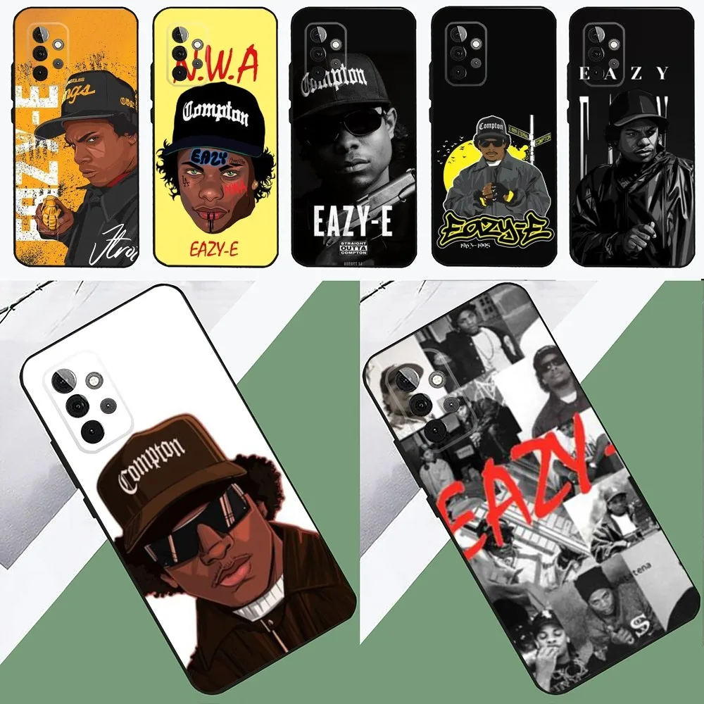 E-Eazy E Rapper  Phone Case For SamsungS24,23,22,21,S20 ,Pro10,S30Plus,S9,20lite Ultra Black Cover