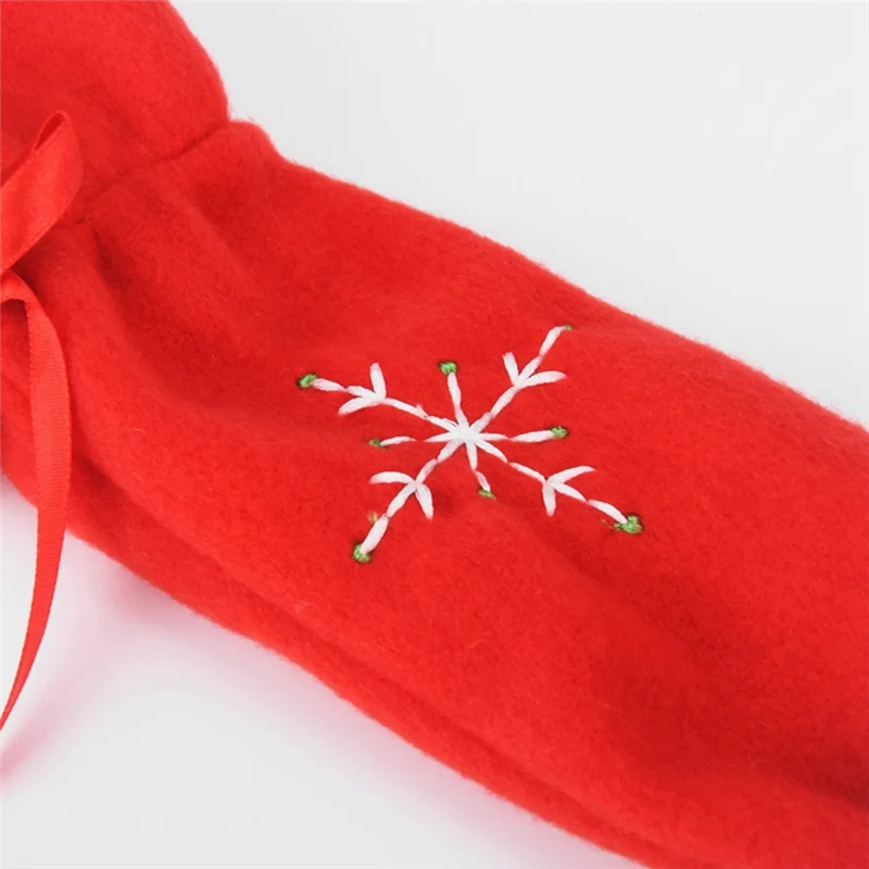 AEE3-Christmas Furniture Socks Chair Leg Cover Floor Protectors Xmas Feet Sleeve Decor Santa Table Leg Chair Foot Covers
