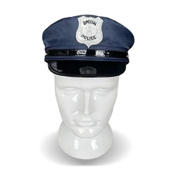 Children Police Hat Headdress Kids Cap Officer Hat Kids Costume Police Hat for Carnival Stage Performance Party Dress up Holiday