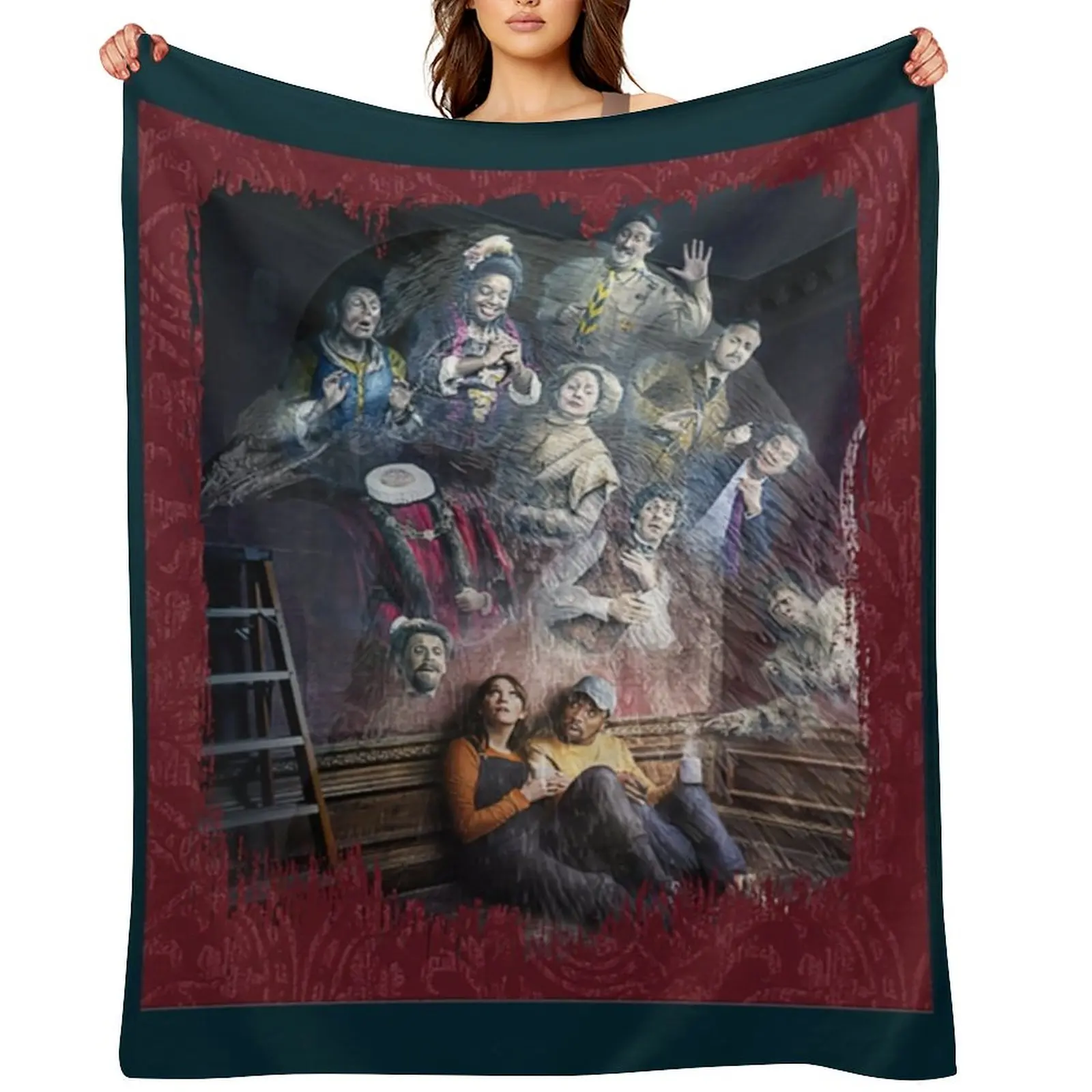 

BBC Ghost Throw Blanket Soft Plush Plaid christmas gifts Bed linens Blankets Sofas Of Decoration Blankets