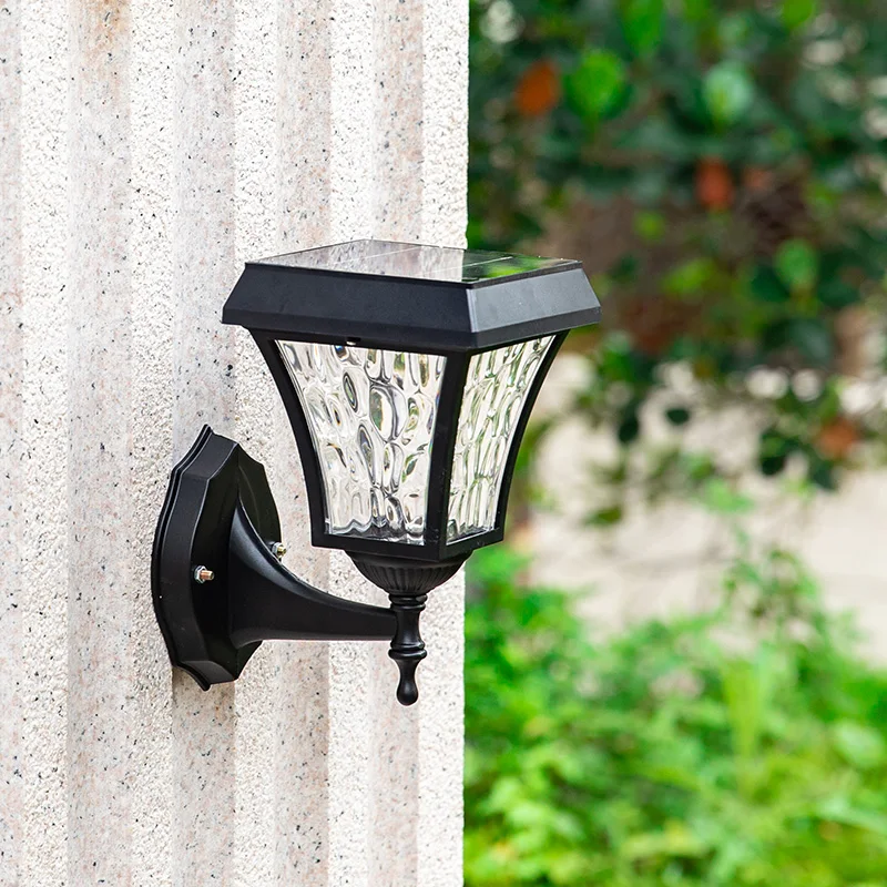 Reliable Portable Stable IP55 Grade Adjustable Waterproof Outdoor Decorate Anti-rust smart outlook solar led outdoor wall light