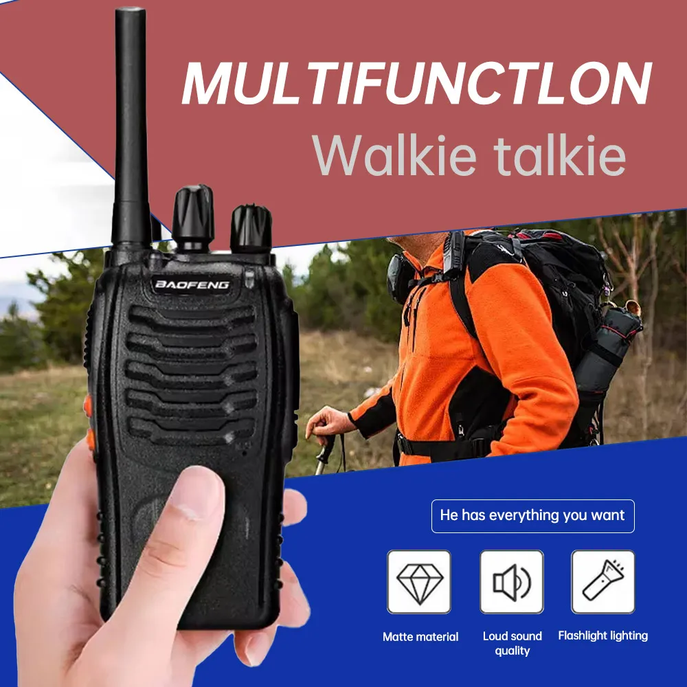 2 قطعة بالجملة BAOFENG BF 88E المحمولة اتجاهين راديو الهواة يده اسلكية تخاطب Charable DMR GMRS بطاريات نموذج BF-88E