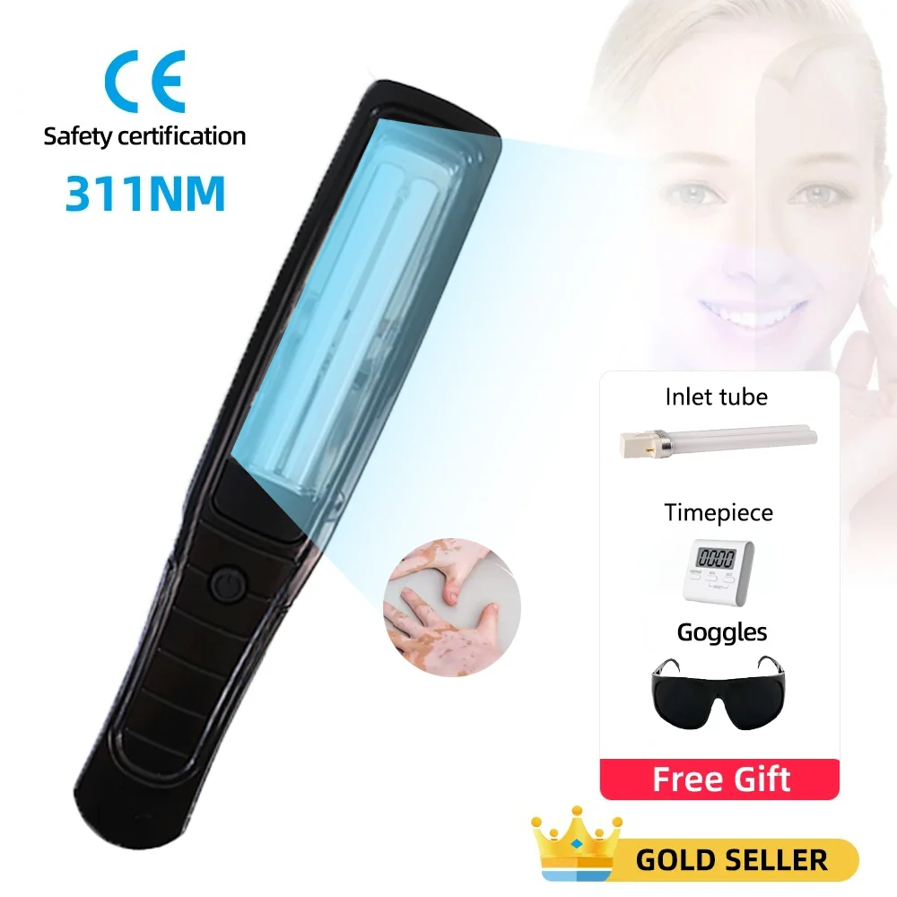 

Uvb 311nm Excimer Phototherapy Treatment Device for Vitiligo Psoriasis Eczema Ultraviolet Uvb Blue Light Therapy Machine