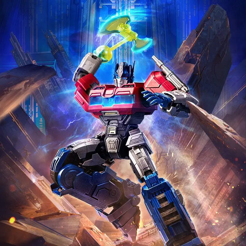 Nuevas Blokees Transformers One Action Edition Optimus Prime Orion Pax iluminación ensamblada figuras de acción modelo móvil juguete de regalo