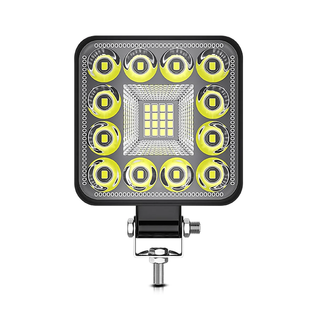 LED Work Lights for Truck Tractor, 3 Inch Square LED Light Pods Waterproof LED OffRoad Light Bar for Car Boat ATV UTV RV