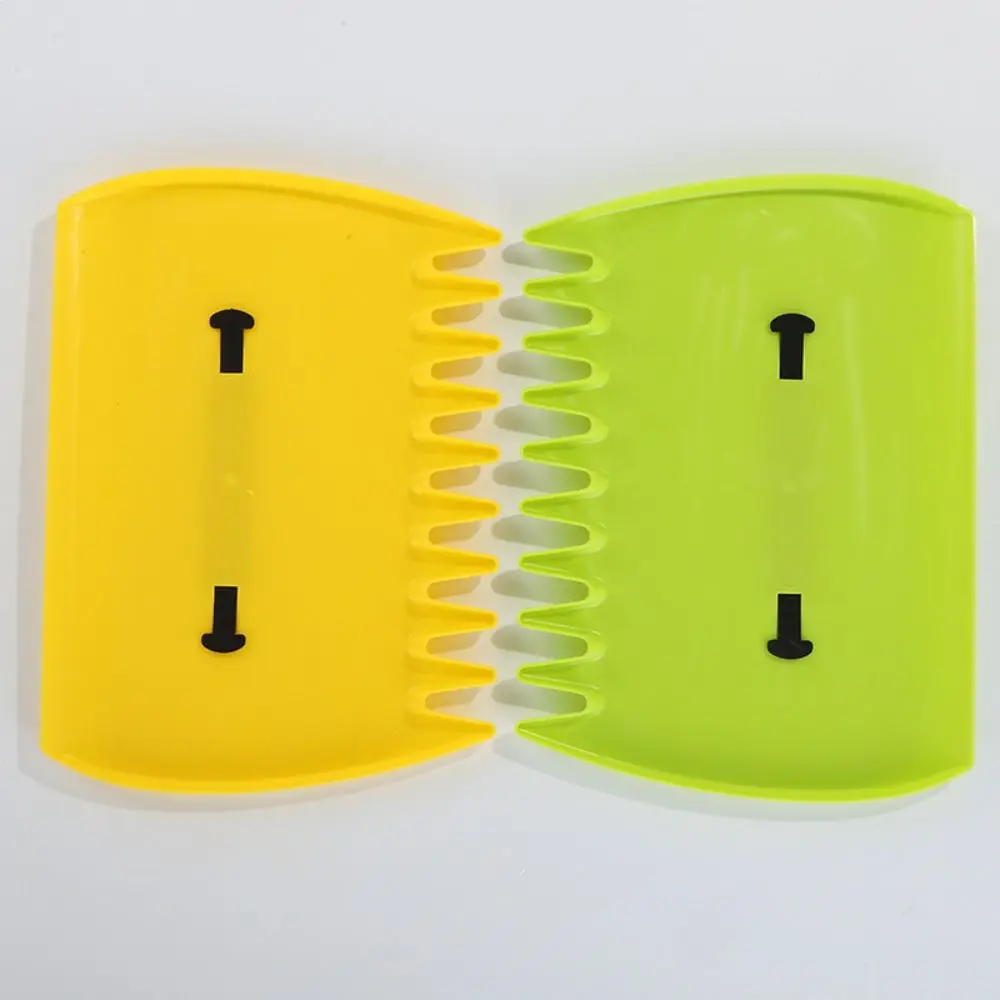 1 Pair Large Handheld Gardening Rake Labor-saving Plastic Gardening Leaf Rake Wear-resistant Durable Leaf Cleaning Rake Home
