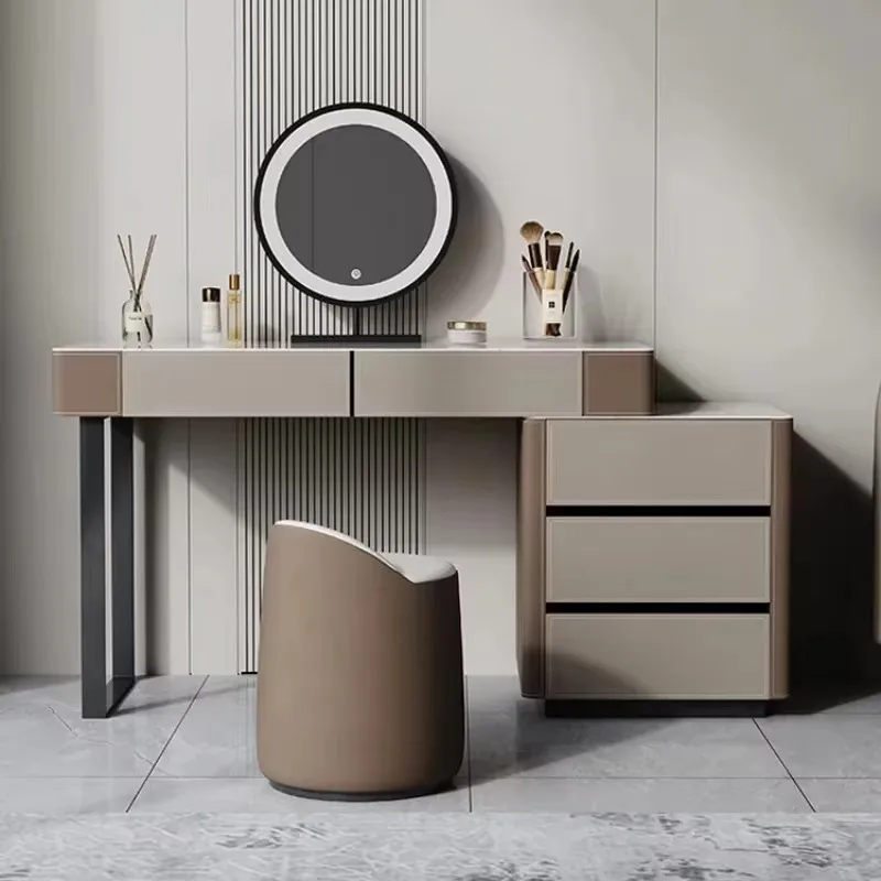 

Adult Organizers Vanity Desk Nightstand Modern Wooden Luxury Vanity Desk Bedroom Cabinets Storage Schminktisch Furniture Home