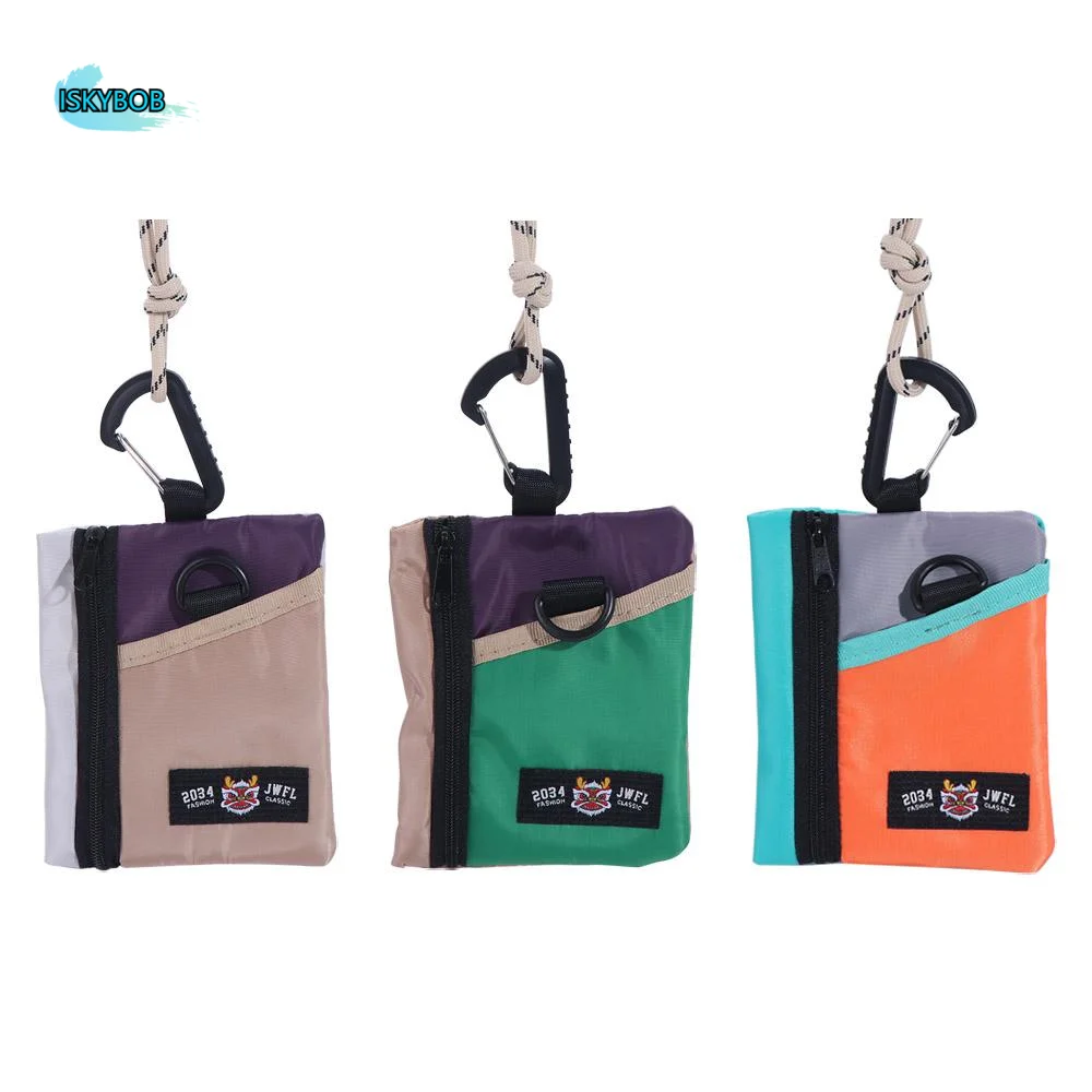 

Tooling Style Coin Purse Wallet with Lanyard Pouch Money Purse Bag Protective Case Cross Body Halter Earphone Bag Outdoor