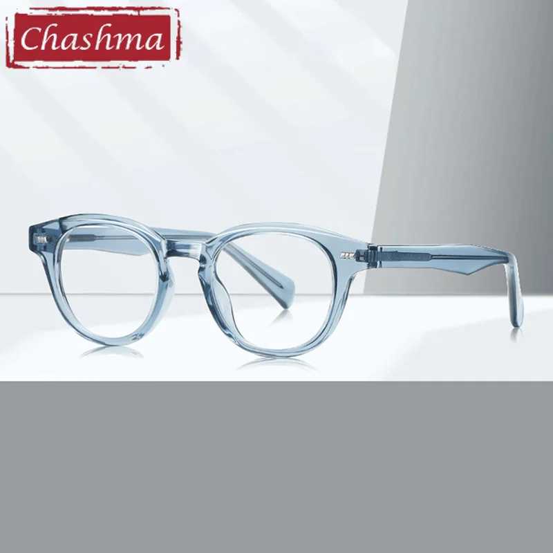 Chashma Prescription Glasses Optical Round Eyewear Fashion Vintage Frames Spectacles for High Degree Women Men Graduate Lenses