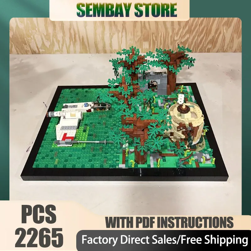 

Star Movie Model Moc Building Bricks Modular Realistic Model Cabin Model Technology Blocks Christmas DIY Toy Construction Gifts