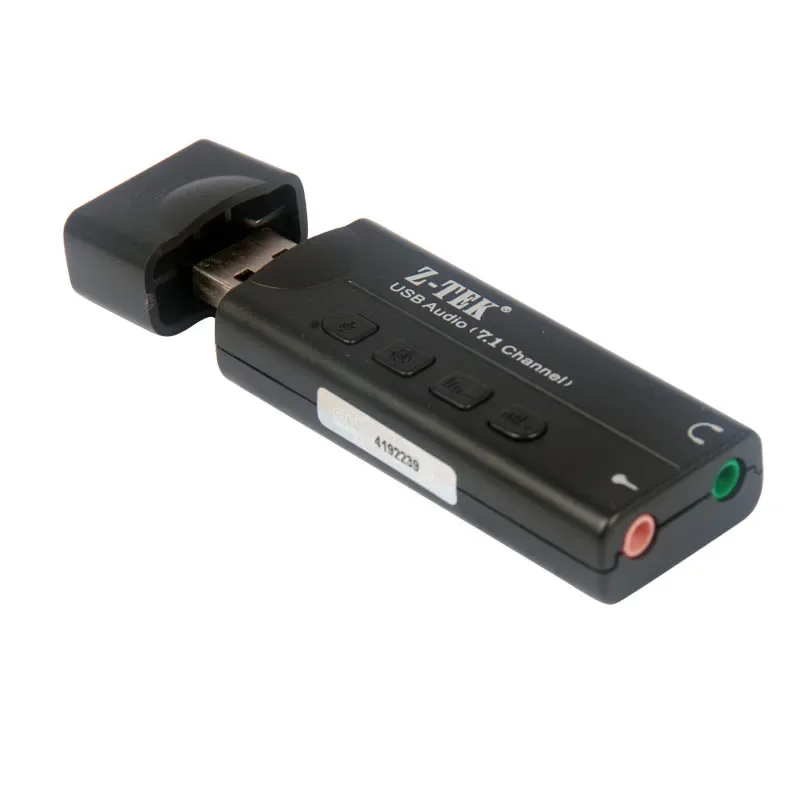 usb2.0 sound card 7.1 5.1 2.1 stereo audio encoding ze383a echo