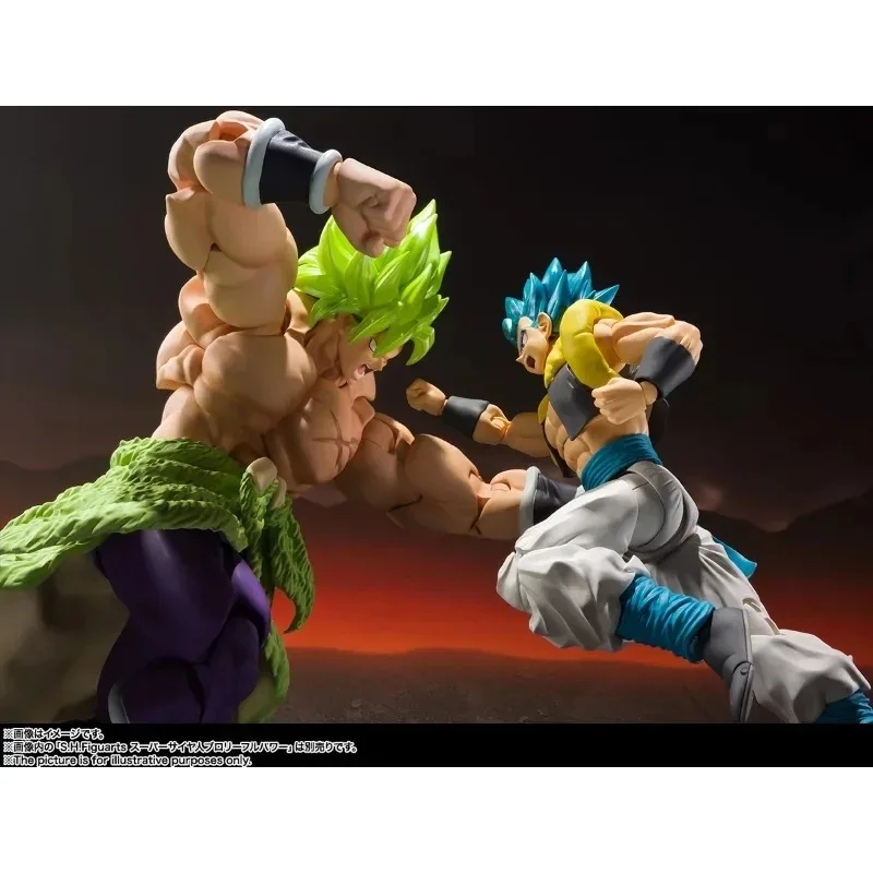 Auf Lager BANDAI S.H.Figuarts Original Dragon Ball Super Gogeta Super Saiyajin Gott Super Saiyajin Blau Action Figur Spielzeug
