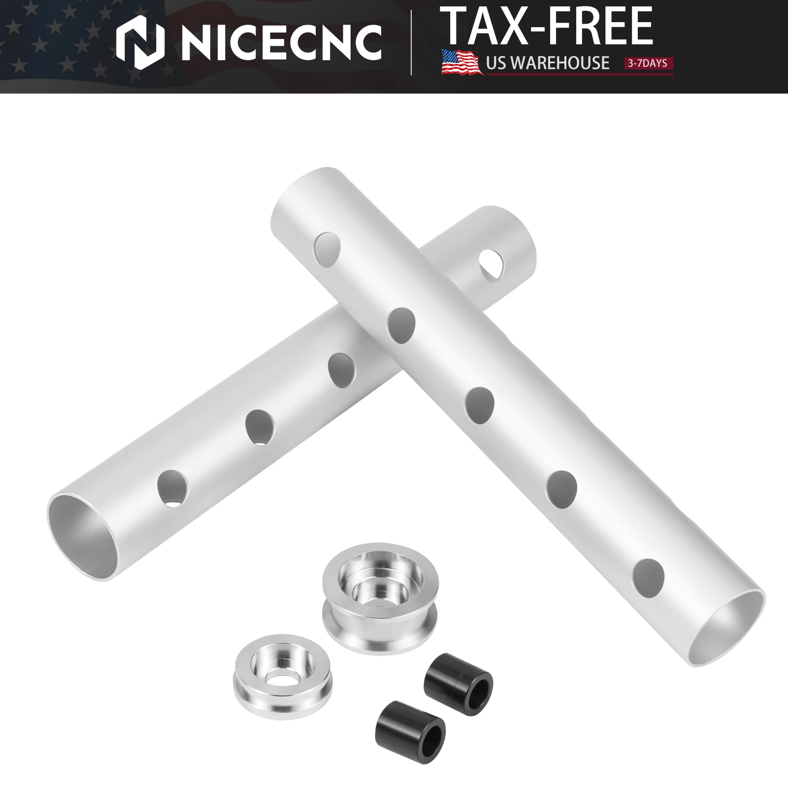 NICECNC 2025 2024 pour KTM EXC 300 XC-W 150 EXC-F 350 XW-F 500 XCF-W Husqvarna TE 300 FE 450 20mm Kit d'abaissement avant arrière abaissé