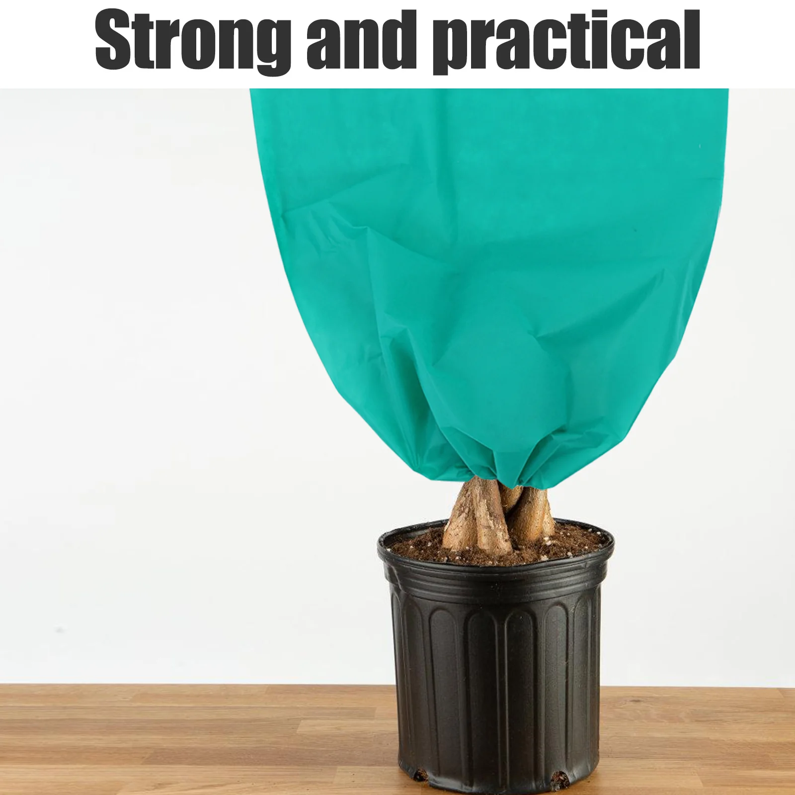 

2 шт., зимние защитные чехлы для растений, куртки для кустарников, многоразовые морозильные одеяла на шнурке, овощные, фруктовые, дерева, уличные