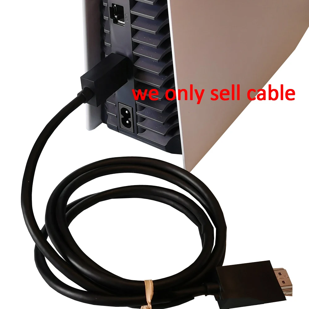 50pcs 1.5M HDMI-compatible 2.1 cable for PS5 8K power supply essential for family and travel