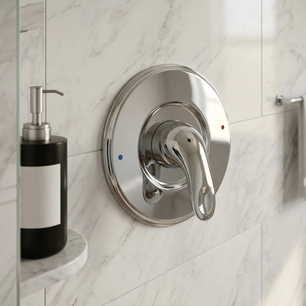 Tub Shower Trim Shower Panel For Faucet Repairs Easy Screw Installation Metal Material Economical Repair Part For 16090 Model