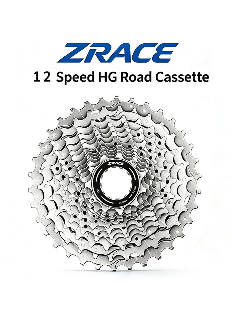 AliExpress ZRACE 12 Speed Cassette 11-30/32/34T, HG Road Bike Freewheel 12S CNC Steel Sprocket Compatible SM 105 Ultegra