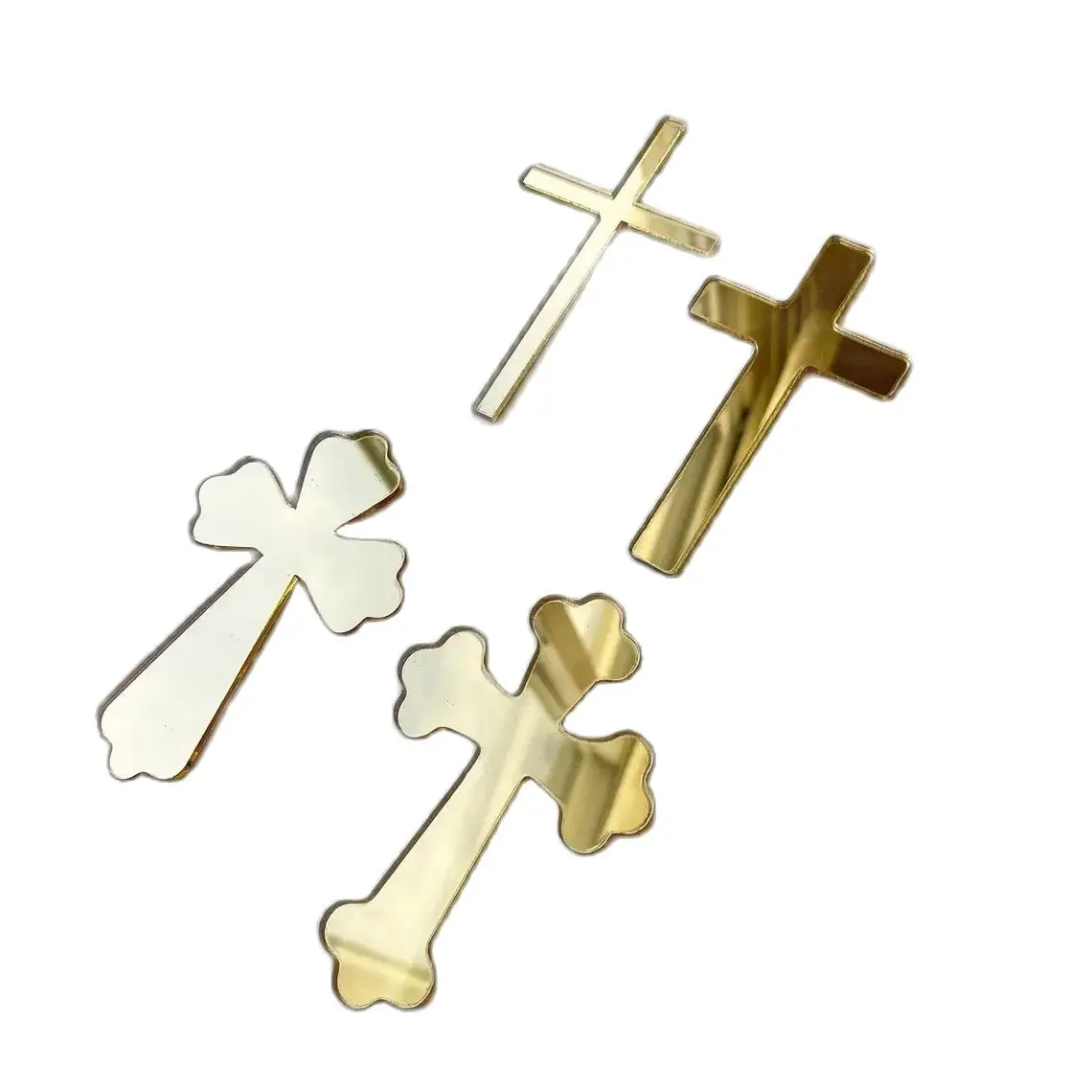 customizedAcrylic Cross Cake Charm for Christening/Baptism Cake, Christening Baptism Cross Cake Charm, Cross Acrylic Cake Plaque