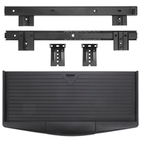 under Desk Piano Keyboard Tray Sliding Computer Stand Laptop Pencil Case Aluminum Alloy