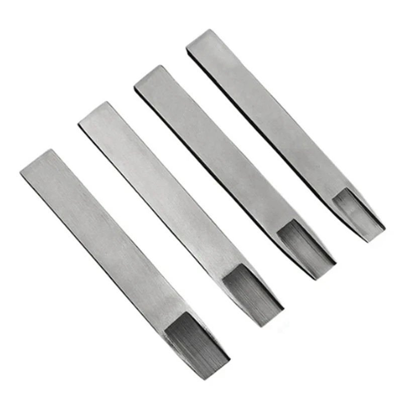 4Pcs Leather Weaving Chop 7Mm 8Mm 9Mm 10Mm Weaving Slot Punching Tool DIY Hand-Woven Pattern Cutter