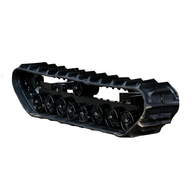 Heavy-duty Rubber Track Chassis Compatible with 7-ton Vehicles Corrosion-resistant and Rugged Suitable for All-terrain Operation