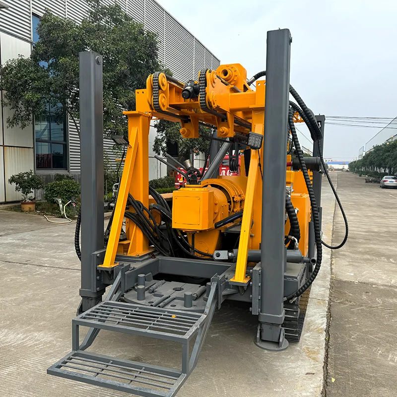 JDL-350 جهاز الحفر الأساسي الزاحف للتعدين في المملكة العربية السعودية محرك الديزل أقصى عمق الحفر 500 متر عمق الحفر