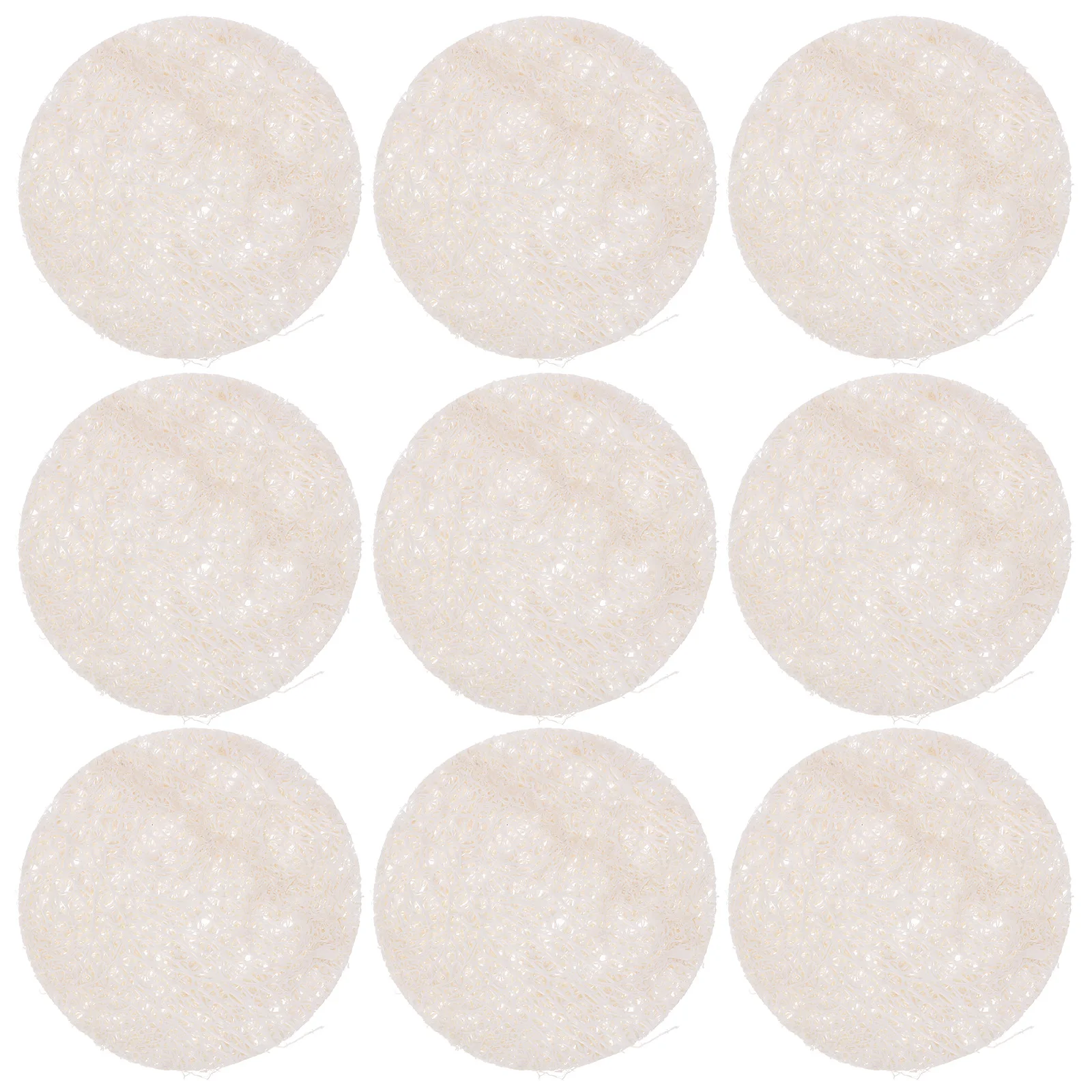 

18pcs Loofah Sponge 6x6cm Natural Exfoliating Scrubber for Men Women Deep Cleansing Bath Pads Soft Skin Acne Removal