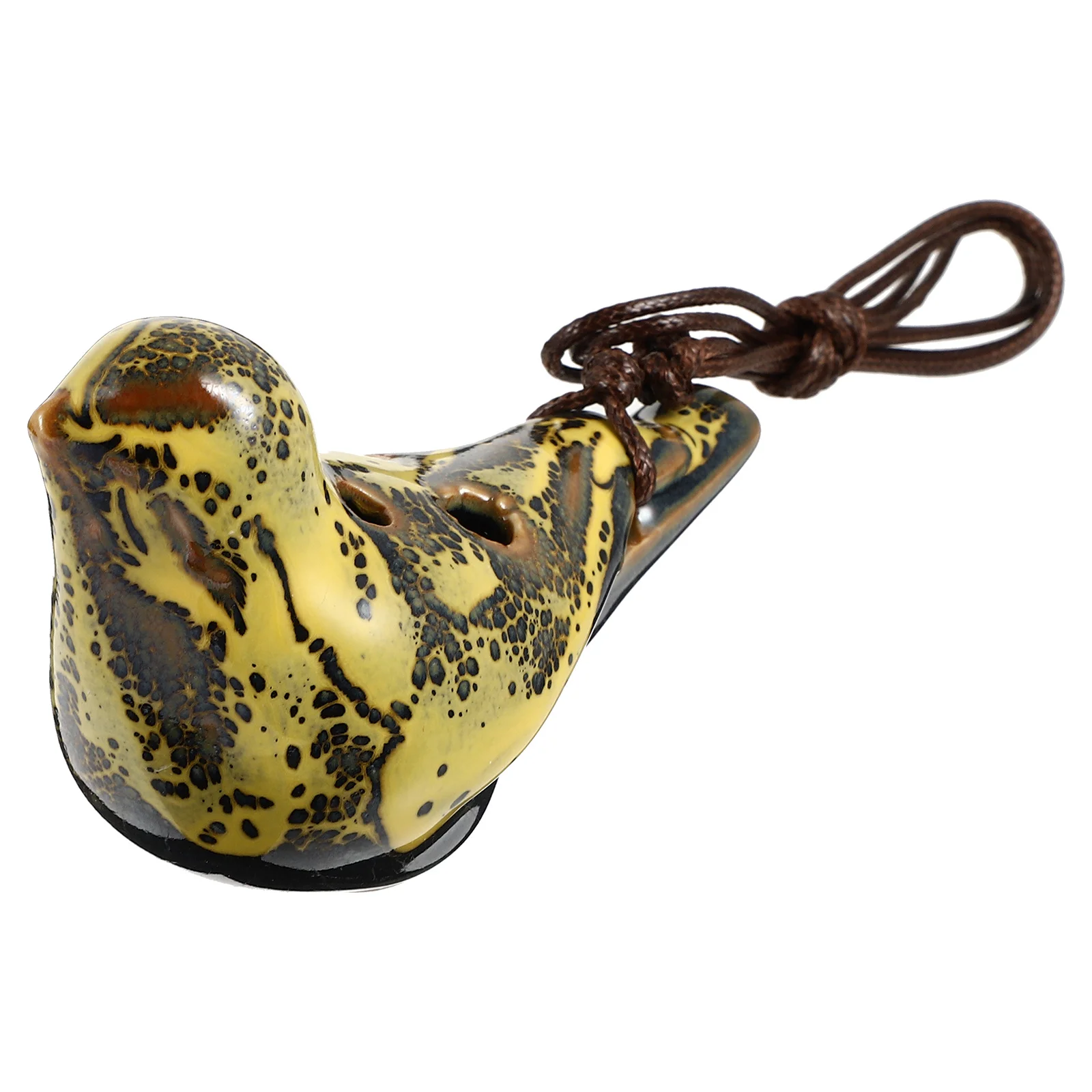 

6-Hole Ocarina Beginner Children Practice Wind Instrument Durable Portable Exquisite White Porcelain Musical Instrument