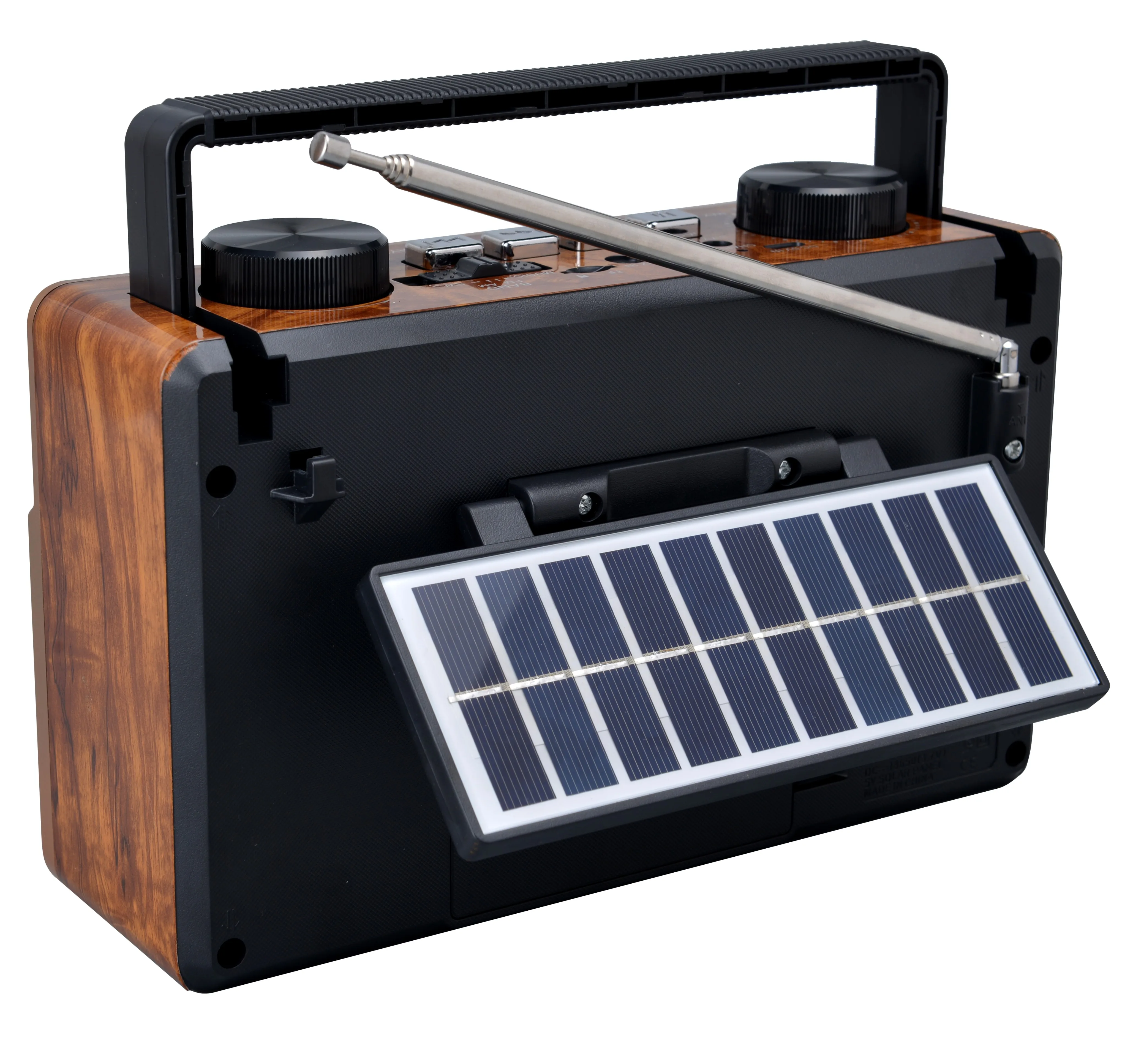 ポータブルレトロ-am-fm-sw-3-バンドラジオ受信機ワイヤレスステレオ-bluetooth-スピーカー屋外ソーラー充電-u-ディスク-tf-カードプレーヤー