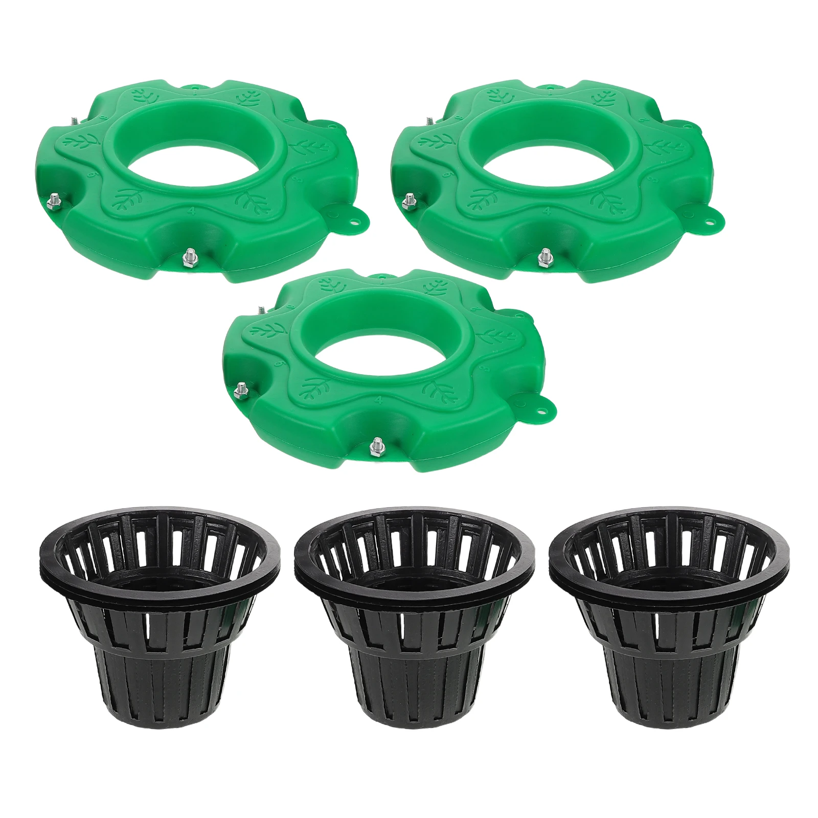 

6 шт. кашпо эко модульный дизайн гидропонный плавающий остров кашпо для украшения озера пруд плавающий остров садовый пруд для воды