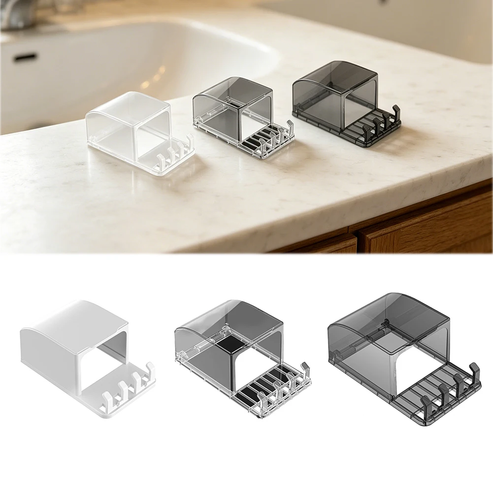 86 Type Waterproof Outlet Box with Safety Spray Barrier for 3 Prong 163x100x70mm Outdoor For Home Installation